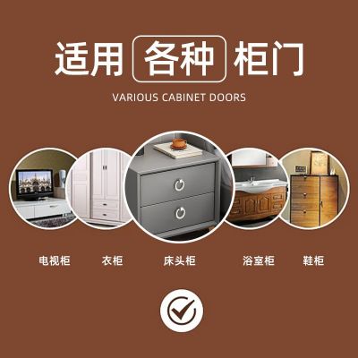 现代简约家具拉手亮银色单孔抽屉门把手衣柜圆环吊环拉手五金配件图4