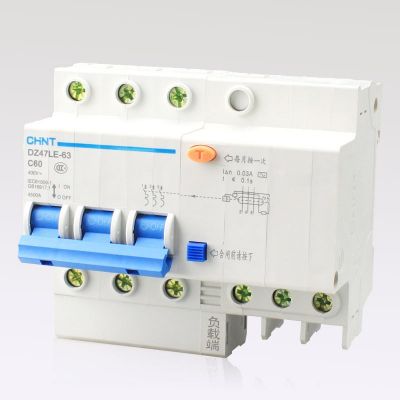 正泰漏电断路器DZ47LE 漏电保护器 家用触电保护开关 1P+N 2P3P4P图2