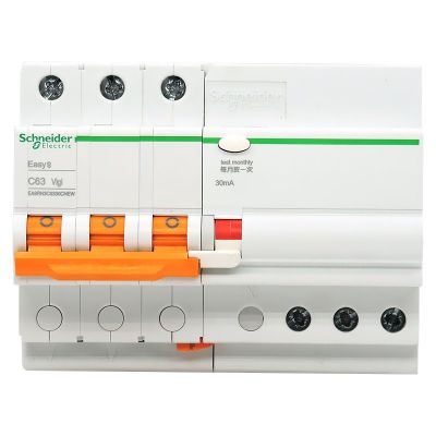 原装施耐德EA9B漏电开关3P断路器 2P空气开关 1P微断EA9RN 4P空开图5