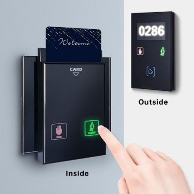 酒店插卡取电开关清理勿扰低频高配感应插卡86型清理勿扰玻璃面板图2