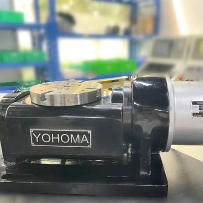 第五轴机床转台 YHM-200安川三菱系统 小五金铝件加工图5