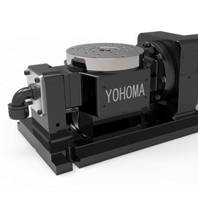 CNC五轴机床 YHM-175系列三菱系统转台 钻攻机加工图2