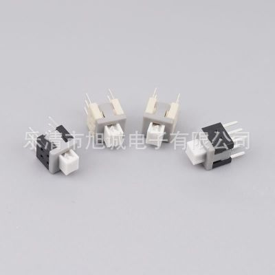 自锁开关5.8*5.8无锁按键开关6脚双排针180度直插平头按键图5