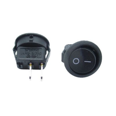 高品质KCD1船型开关 φ16.5mm二档二脚上圆下方翘板按钮开关 环保图3