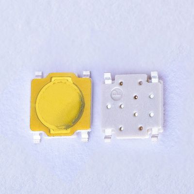 铜头3.7x3.7轻触开关四脚防水 4.5x4.5薄膜开关 贴片正侧按键开关图2