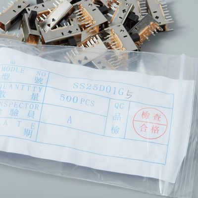 SS25D01双排十二脚五档直插立式2P5T双极五位拨动开关图4