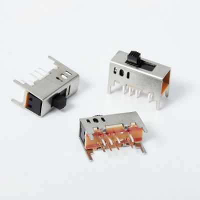 厂家直供SS23D03双排三档八针双极三位立式直拨拨动开关图2