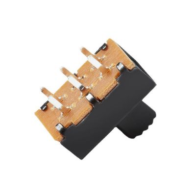 SS22F24(SS22F30)双排两档六脚直插立式双刀双掷2P2T拨动开关图5