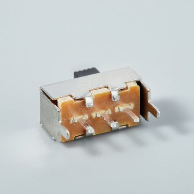 SS12F44单排三脚两档两个插脚单极双位直插立式拨动开关图3