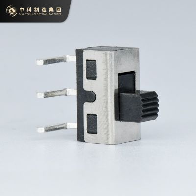 拨动开关 SS-12D06-GX 1.5A大电流 一刀两档单排三针弯脚直拨开关图2