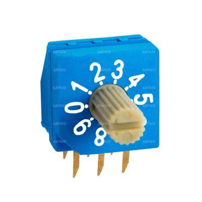 10P 编码开关 旋转编码开关 10*10 旋转开关 插件图3