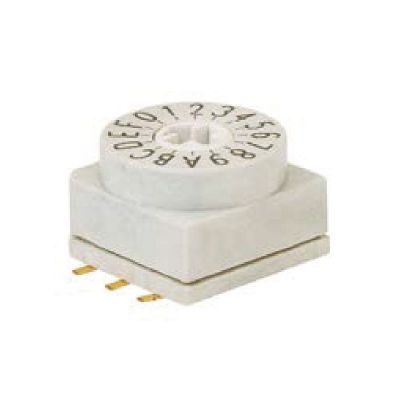 寰立开关多档位旋转编码开关 10*10 侧插直插贴片 工业控制设备用图5