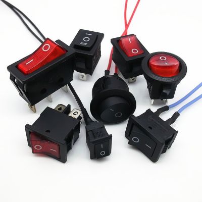 六脚船型开关 kcd4带灯船型开关三档 防水船型翘板开关型号齐全图4