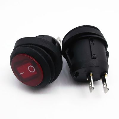 高品质船型开关大电流两档4脚25*30.5 防水带认证 可焊线圆形开关图5