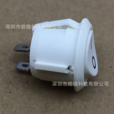 高品质船型开关大电流两档4脚25*30.5 防水带认证 可焊线圆形开关图4
