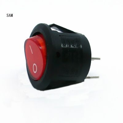 高品质船型开关大电流两档4脚25*30.5 防水带认证 可焊线圆形开关图3