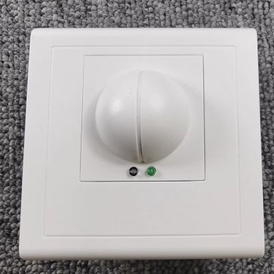 86大功率人体面板110V220V车库楼梯led灯带微波雷达感应开关常开图2