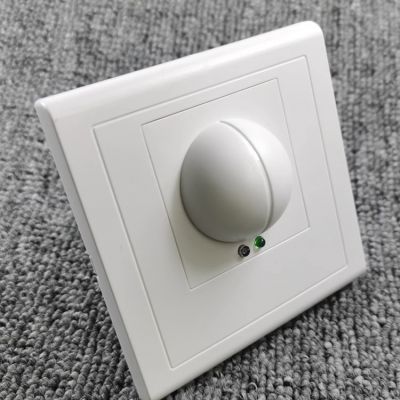 86大功率人体面板110V220V车库楼梯led灯带微波雷达感应开关常开图3