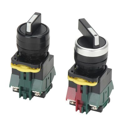 LQBAOYI旋钮按钮开关LA38-11X/2-选择按钮长柄旋钮二档三档可选择图5