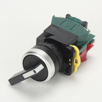 LQBAOYI旋钮按钮开关LA38-11X/2-选择按钮长柄旋钮二档三档可选择图2