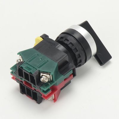 LQBAOYI旋钮按钮开关LA38-11X/2-选择按钮长柄旋钮二档三档可选择图3