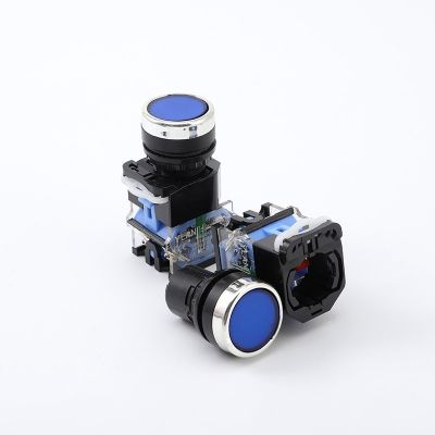 厂家直销 SLAY50(LA38)-11 平钮开关 新款慢动式 自锁式复位按钮图5