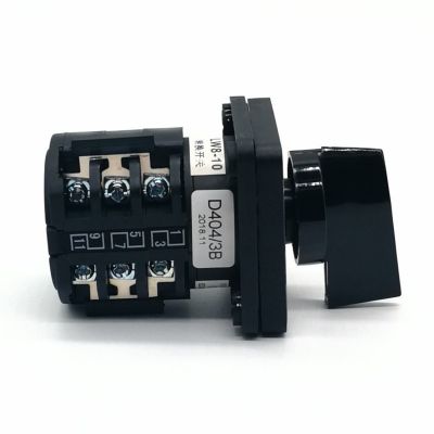 LW8-10 D404/3B 10A万能转换开关 双电源两路切换d404/3b三档三节图2