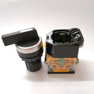 港博 旋钮 LA38-11X/2 二档/三档 旋转按钮开关 短柄/长柄图3