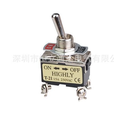 T-21BS原装台湾HIGHLY海立钮子开关摇头开关15A钮子开关图3
