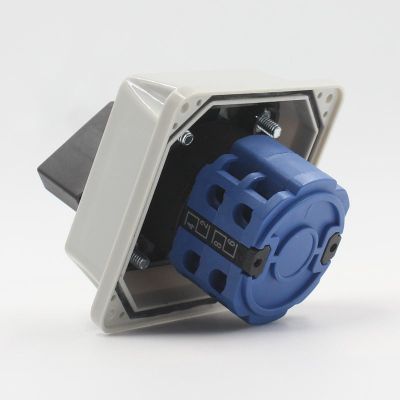 LW26-20/2带安装盒万能转换开关电机倒顺双电源切换防水表面安装图4