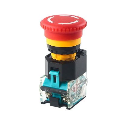 上海廿开LA38-11ZS急停按钮开关LAY39自锁蘑菇头紧急stop按钮22孔图5
