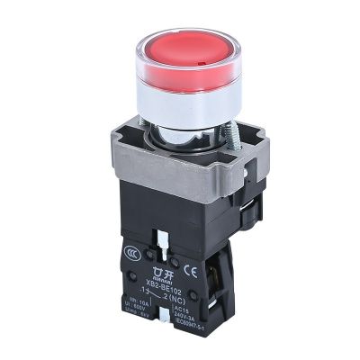 上海廿开带灯平头按钮开关 XB2-BW3361 AC220V复位1常开XB2-BE101图5