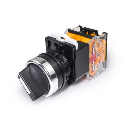 上海廿开LA38-11/2 20/3旋钮开关 二挡三档选择按钮开关 开孔22MM图2