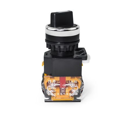 上海廿开LA38-11/2 20/3旋钮开关 二挡三档选择按钮开关 开孔22MM图3