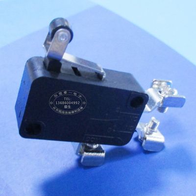 三脚带螺丝银点大电流行程开关 带滚轮轻力度水压微动开关KW7-6图3