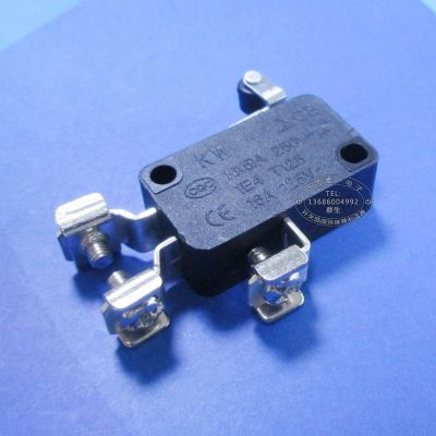 三脚带螺丝银点大电流行程开关 带滚轮轻力度水压微动开关KW7-6图2