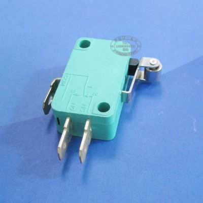 可耐15A电流绿壳限位开关 小家电电机负载控制用大微动开关KW7-3S