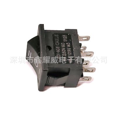 KCD船型开关两档2脚3脚4四脚6脚 带灯翘板电源开关 椭圆形开关图2