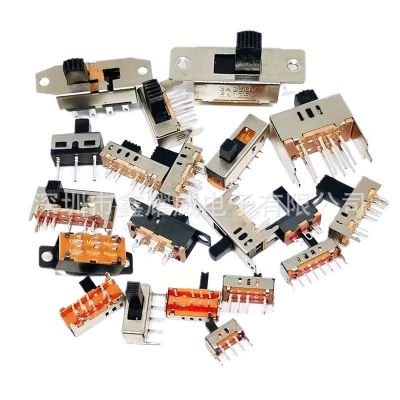 拨动开关两档6脚ss22g08 立式直插双极2位 大电流电源滑动小开关图4