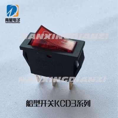 船型开关、跷板开关 KCD3系列带灯 13mm*30mm 3脚3档 15A250V图4