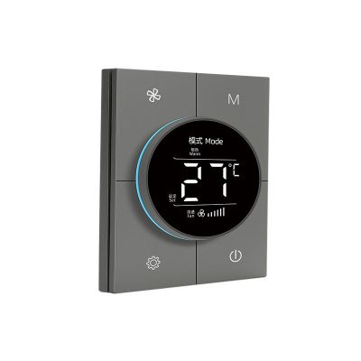 智能旋钮温控开关高清显示屏温度控制器节律式旋钮调温温控器图5