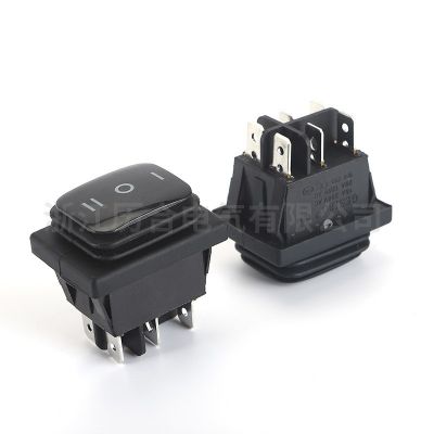 KCD4-106-A3三档防水船型开关 D4连体防水船型开关 复位电源开关图4