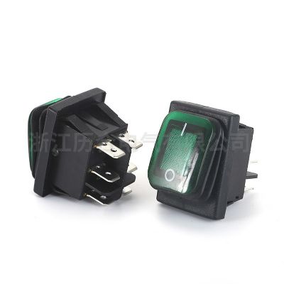 厂家供应 KCD4防尘船型开关 D4带灯翘板连体防水船型开关复位开关图5