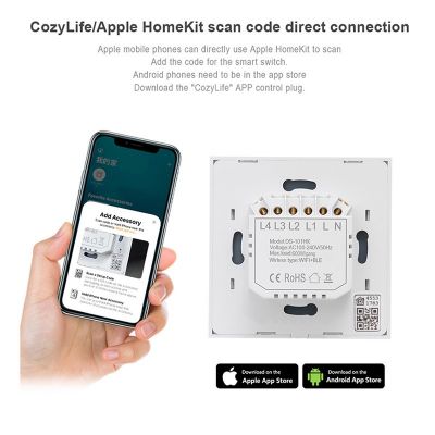 欧规美规HomeKit触摸智能语音wifi开关图3