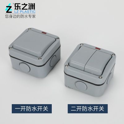 户外20A欧规IP65公园泳池防暴雨防溅工业电源墙壁开关防水开关图2
