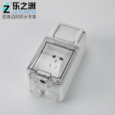 国标英式IP66多功能三孔一键断电工业防雨充电插排户外 防水插座图2