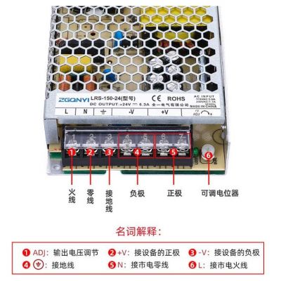 LRS-100W-24V超薄型开关电源安防监控电源 24V电源图2