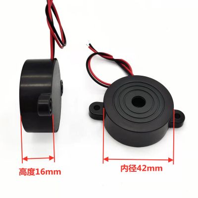 供应4216有源蜂鸣器 圆形压电式报警器12v24V连续声讯响器蜂鸣器图2