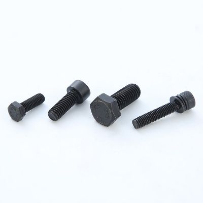 厂家直供(GB/T70.1)碳钢8.8级发黑内六角螺栓 高强度批发含税价图3