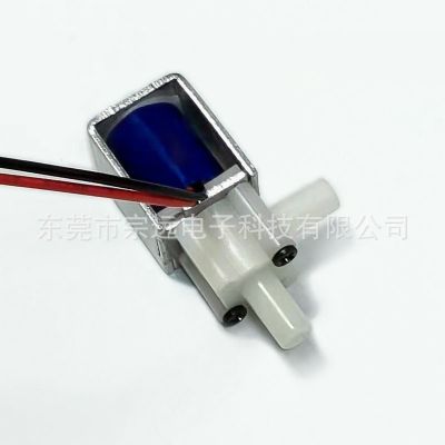 微型直流电磁阀常闭二通阀直通排气阀 直流气阀 真空阀门两位两通图2